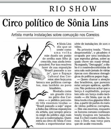Circo político de Sonia Lins